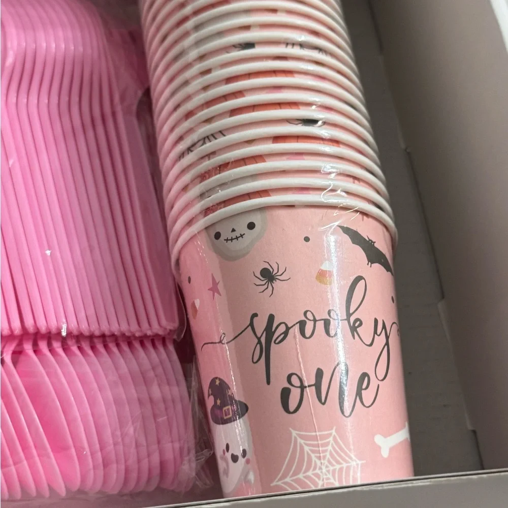 Spooky One Halloween Party Set - Pink